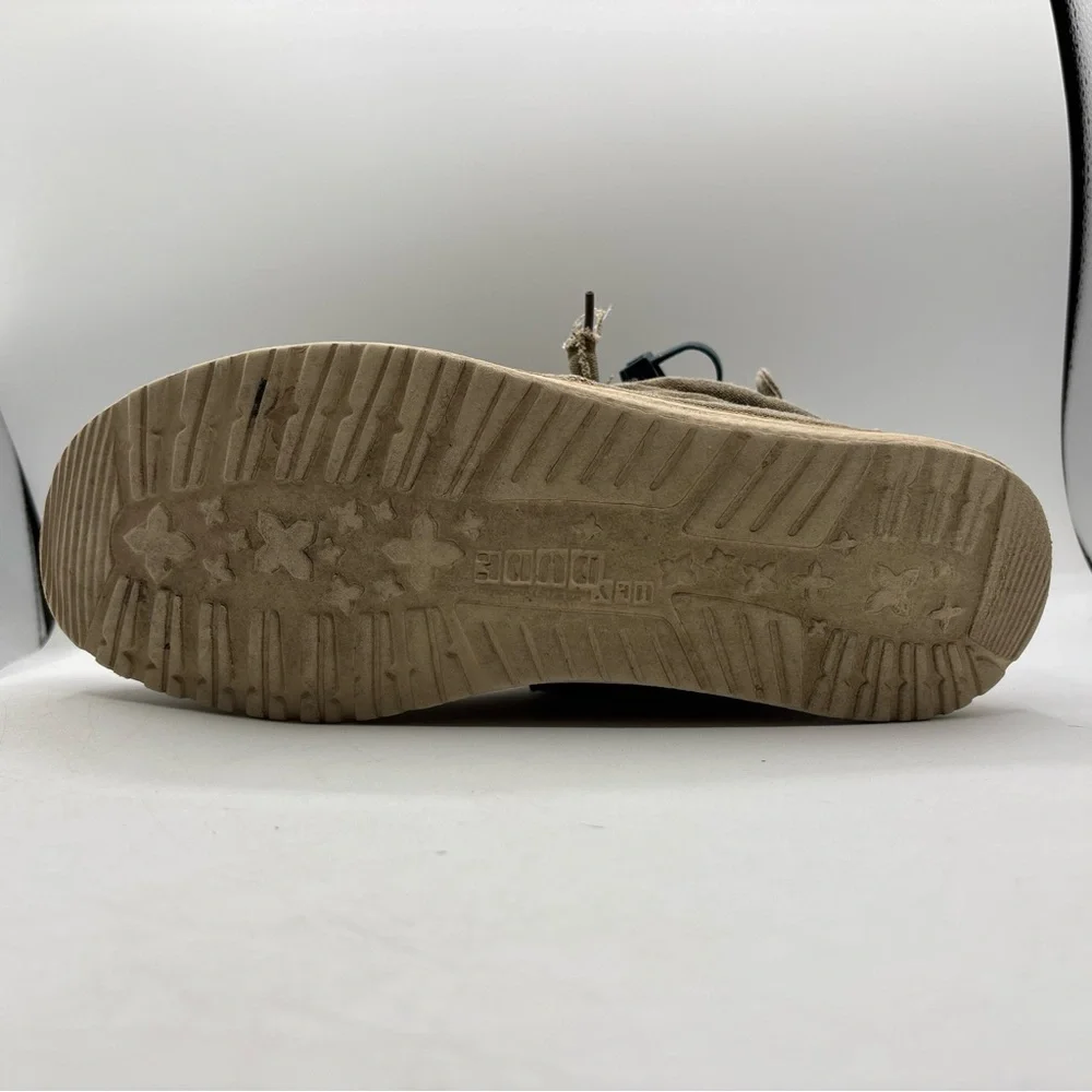 Hey Dude Conrad‎ L Mid Chukka Nut Brown Men’s Size 11 Lightweight Comfort Shoes